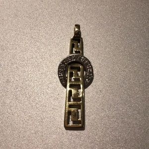 Silver gold plated pendant